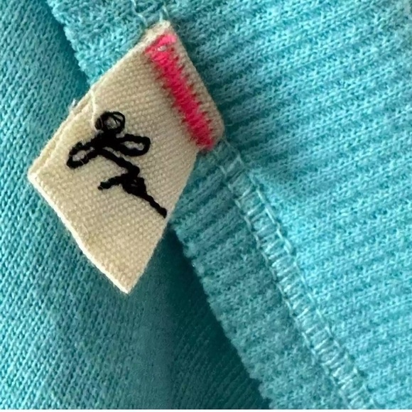 Free People Aqua Blue Summer Slumbers Wide Leg Harem Pants Small NEW NWOT - Picture 4 of 6